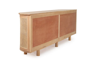 Bayhaven Six Door Sideboard - Rounded End