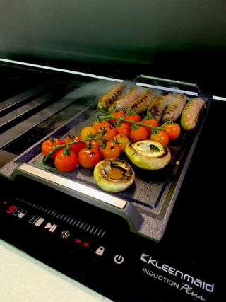 INDUCTION COOKTOP WITH INBUILT DOWN DRAFT RANGEHOOD 90CM