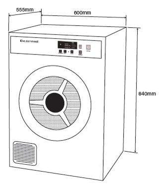 SENSOR CONTROLLED VENTED DRYER 7KG