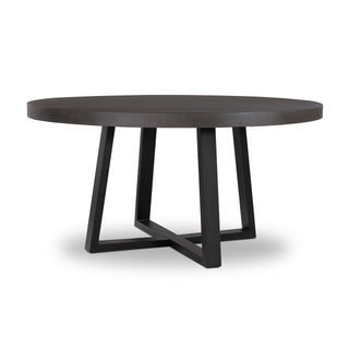 Nova 1.6m Round Dining Table - Black