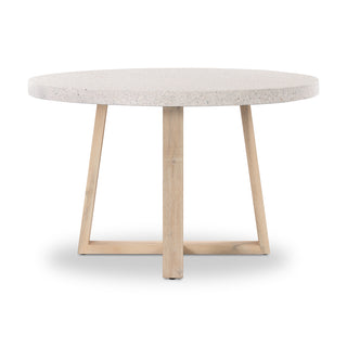 eTerrazzo 1.2m Round Dining Table - Ivory