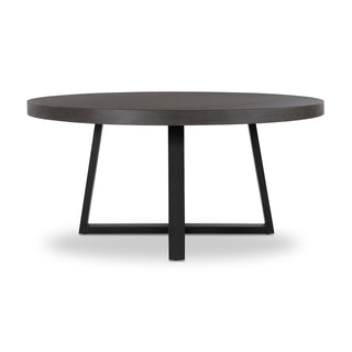 Nova 1.6m Round Dining Table - Black