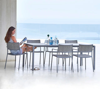Stackable Less armchair - Light Grey