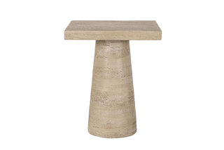 Ravenna cement square side table - 51cm