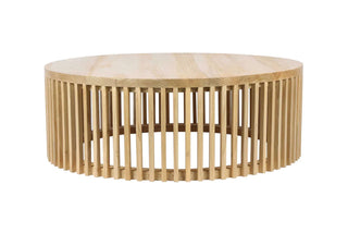 Luzon Timber Round Coffee Table, 100cm - Preorder