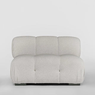 Hugo Fabric Modular Sofa, Armless Chair, Off White