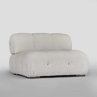 Hugo Fabric Modular Sofa, Armless Chair, Off White