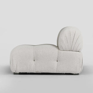 Hugo Fabric Modular Sofa, Armless Chair, Off White