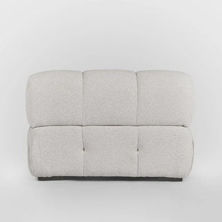 Hugo Fabric Modular Sofa, Armless Chair, Off White