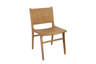 Marvin Dining Chair Toffee Leather at the BACK