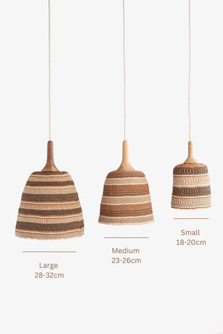 Nomadic Collection - Bespoke Woven Pendant Lights