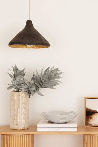 Cone Pendant Light - Charcoal