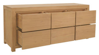 Amsterdam 6-Drawer Solid White Cedar Wood Dresser - Preorder