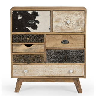 Scarlett Drawers with Cow Pattern - 8 drawers - PREORDER