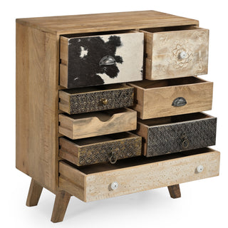 Scarlett Drawers with Cow Pattern - 8 drawers - PREORDER