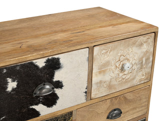 Scarlett Drawers with Cow Pattern - 8 drawers - PREORDER