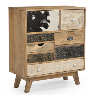 Scarlett Drawers with Cow Pattern - 8 drawers - PREORDER