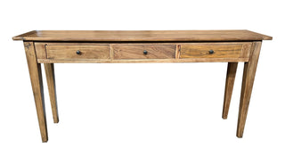 Elm Console Table Three Drawers