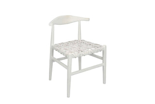 Sorren Dining Chair - White Leather