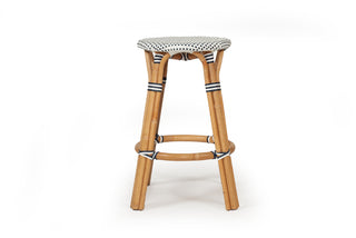 Coastal Haven Backless Counter Stool - Navy