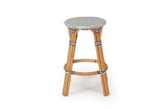 Coastal Haven Backless Counter Stool - Navy