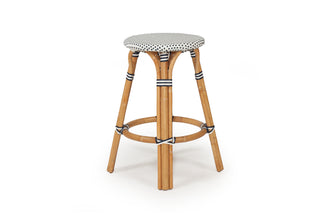 Coastal Haven Backless Counter Stool - Navy