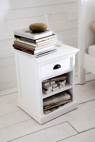 Halifax Solid Mahogany Timber Single Shelf Side Table - PREORDER