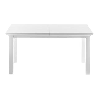 Halifax Extension Dining Table 160/200cm - White - PREORDER