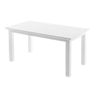 Halifax Extension Dining Table 160/200cm - White - PREORDER