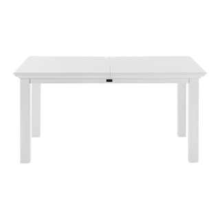 Halifax Extension Dining Table 160/200cm - White - PREORDER