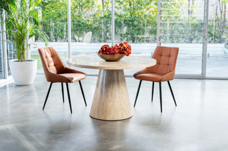 Blackwood Round Dining Table French Fawn