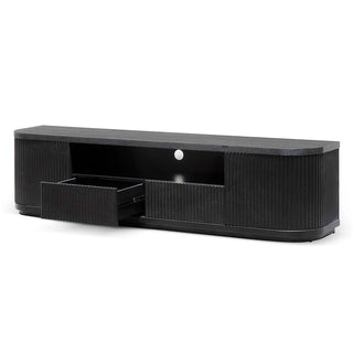 Cozoni 2m Veneer Top Entertainment TV Unit - Full Black