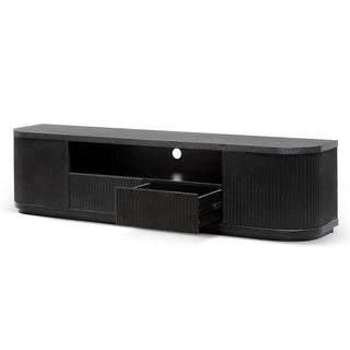 Cozoni 2m Veneer Top Entertainment TV Unit - Full Black