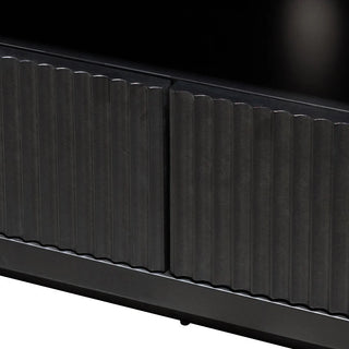 Cozoni 2m Veneer Top Entertainment TV Unit - Full Black