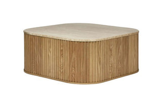 Travertine Oak Coffee Table