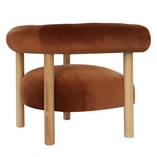 Rocco Chair - Velvet Burnt Caramel