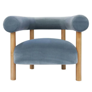 Rocco Chair - Velvet Steel Blue - PREORDER