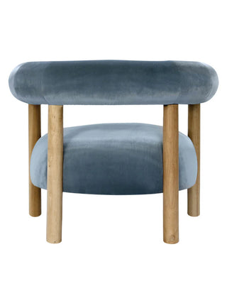 Rocco Chair - Velvet Steel Blue - PREORDER