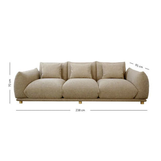 Alden Sofa - Sherpa Taupe