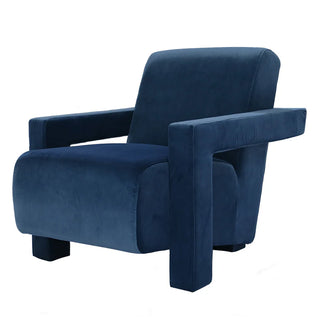 Blaise Armchair - Velvet Peacock Blue - PREORDER