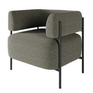 Teo Chair - Woven Chenille Forest Green