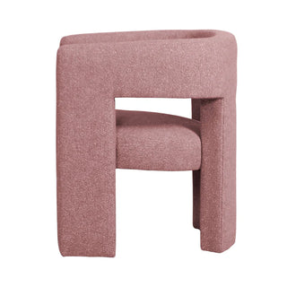 Bella Armchair - Weave Dusty Pink