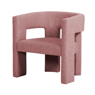 Bella Armchair - Weave Dusty Pink