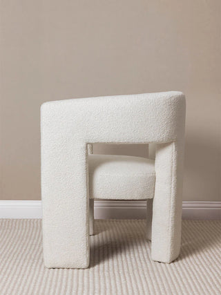 Bella Armchair - Boucle Curl White