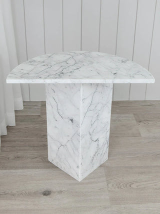 Atticus Side Table - Carrara Marble - PREORDER