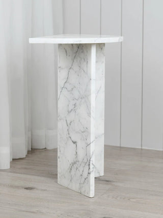 Atticus Side Table - Carrara Marble - PREORDER