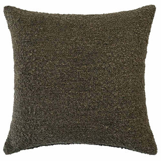 Virella Square Green Cushion With Feather Insert - 50x50cm