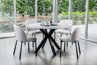 Ironwood Round Dining Table Bulgarian Grey