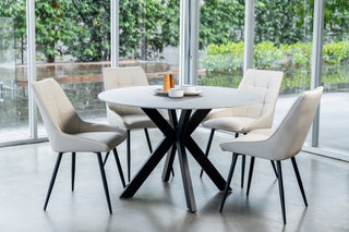Ironwood Round Dining Table Bulgarian Grey