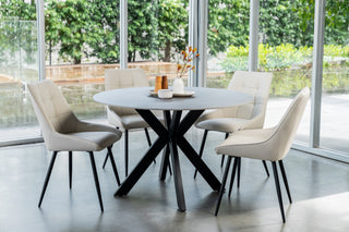 Ironwood Round Dining Table Bulgarian Grey